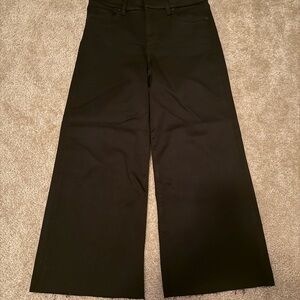 Kut from the Kloth Meg Wide-Leg Black Pants Size 10